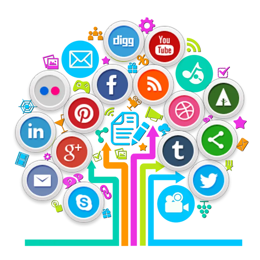 Social media marketing Logo, Advertising, social <br>media marketing, blue, web Design, social media icons png